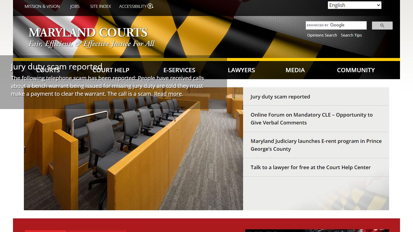 Home | Maryland Courts